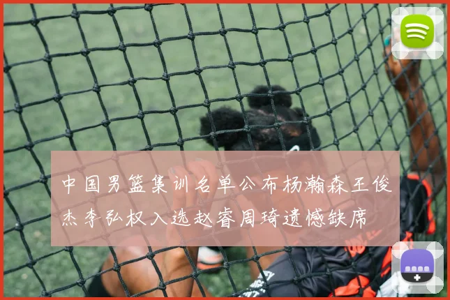 中国男篮集训名单公布杨瀚森王俊杰李弘权入选赵睿周琦遗憾缺席